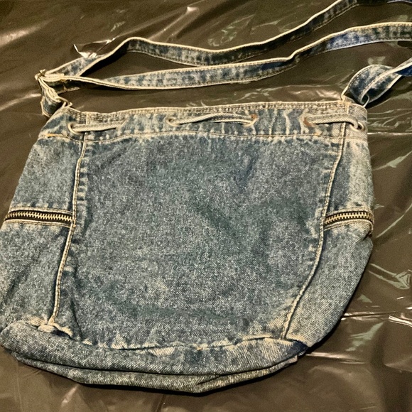 TRULY FASHION  Blue Jean purse ..vintage . - Picture 3 of 9